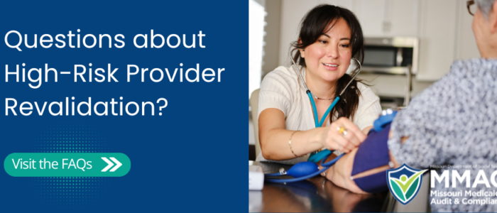 MMAC High-Risk Provider Revalidation FAQ